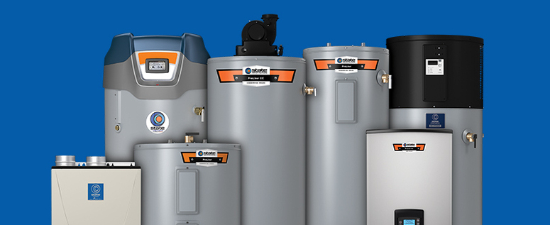 Selection of water heaters